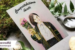 รับวาดภาพเหมือนสีไม้ Portrait (ไม่รวมกรอบรูป) ของขวัญ รับปริญญา ของขวัญวันเกิด ภาพคน ภาพสัตว์เลี้ยง