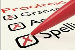 Proofreading ตรวจไวยากรณ์ คำผิด และรูปประโยค ภาษาอังกฤษ