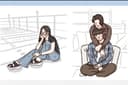 รับวาด portrait ลายเส้นมินิมอล