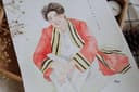 รับวาดภาพสีน้ำ สไตล์กึ่งเสมือนจริง Portrait (ของขวัญวันเกิด วันสำคัญ วันรับปริญญา ภาพศิลปิน)