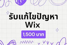 รับแก้ไขปัญหาเว็บไซต์ Wix