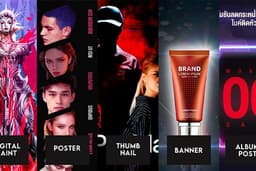 ออกแบบเบนเนอร์/โปสเตอร์/Thumbnail/สื่อภาพประกอบโซเชียล สำหรับงาน Commercial