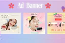 รับออกแบบ Banner โฆษณา โปรโมทร้านค้า (ig/fb/website ฯลฯ)  graphic design, content online
