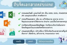 รับแก้ไข และแปลงไฟล์เอกสารทุกชนิด