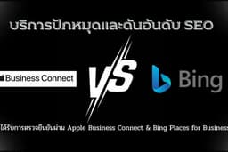 บริการปักหมุดและดันอันดับ SEO บน Apple Maps & Bing Maps