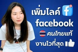 ปั้มไลค์ Facebook เพิ่มไลค์เฟสบุ๊ค งานไว คนไทยแท้ 