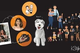 รับออกแบบการ์ตูน คน/สัตว์ Character & Mascot