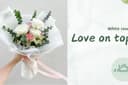 Love on top (white roses) by aflowerstory.bkk รับจัดดอกไม้แบบ custom made