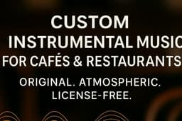ออกแบบดนตรีบรรเลงเฉพาะกิจการร้านอาหาร,กาแฟ,คาเฟ่,ร้านอาหาร,ห้างสรรพสินค้า