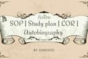 📝 บริการเขียน SOP, Study Plan, LOR และ Autobiography แบบมืออาชีพ ✨