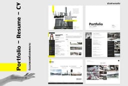 รับออกแบบ Portfolio / Resume & CV  (TH/ENG) 