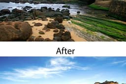 ไดคัท photoshop DoubleExposure และ retouch ภาพ