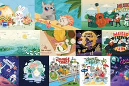 รับวาดภาพประกอบ ภาพประกอบเรื่องราว เป็นไฟล์ Vector 