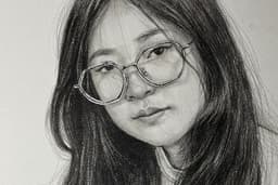 วาดคนเหมือน / ขาวดำ / งานมือบนกระดาษ100%  (โครตเหมือน)  