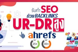 ทำ SEO ด้วย Backlinks DR และ UR สูง     อ้างอิงจาก Ahrefs