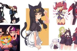 รับออกแบบ Character Design / Vtuber Model / Fanart / Game / Chibi