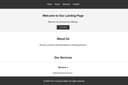 landing page html css javascrip