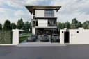 บ้านพักอาศัย3ชั้นสไตล์ Modern Luxury พื้นที่250ตร.ม