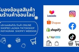 บริการรับลงสินค้า Online ใน Shopee Lazada Tiktokshop Website