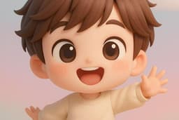 สร้างภาพ 3D ชิบิน่ารัก หัวโต สไตล์พาสเทล