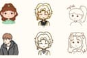 เปลี่ยนรูปบุคคลเป็นการ์ตูน เส้นมินิมอล 