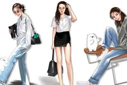 รับวาดรูป Semireal 