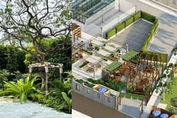 ออกแบบ สวนบ้าน และ คาเฟ่ แนว อบอุ่น น่าพักผ่อน