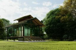 งานออกแบบอาคาร บ้านพักอาศัย พื้นที่ใช้งานไม่เกิน 150 ตร.ม.