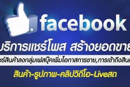 บริการแชร์โพสลงกลุ่ม facebook 