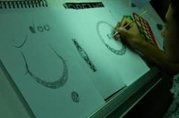 ออกแบบเครื่องประดับ เขียนมือ hand sketch jewelry design