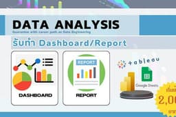 รับทำ Dashboard/Report สำหรับการวิเคราะห์ข้อมูล