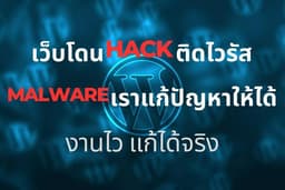 บริการแก้เว็บไซต์ WordPress กู้คืนเว็บของคุณที่ติดไวรัส โดน Hack โดน Malware 