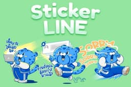 วาดและออกแบบการ์ตูน LINE Sticker และ LINE Sticker Animation สไตล์น่ารัก ๆ ครับ