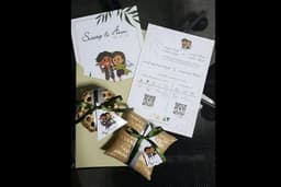 ออกแบบการ์ดแต่งงาน นามบัตรและของชำร่วย+TAG