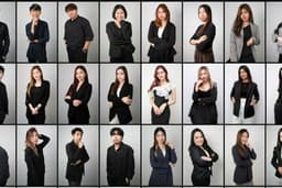 ถ่ายภาพ corporate portrait profile studio