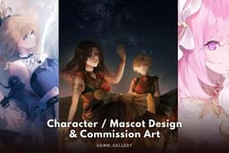 Commission Art / Character Sheet / Character Design รับวาดภาพคอมมิชชั่น ออกแบบตัวละคร 