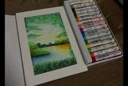 Oil Pastel painting 
