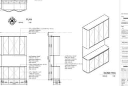 เขียนแบบสถาปัตยกรรมภายใน ,Furniture Built-in ,loose Furniture ,Decorate 