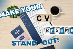 รับจัดทำ Professional CV/Resume (ENG/ไทย)
