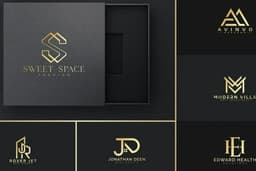 LOGO luxury มินิมอล initials