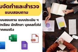 วิเคราะห์/จัดทำ/ออกแบบ แบบสอบถาม