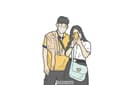 รับวาดรูปสไตล์มินิมอลน่ารักๆ 