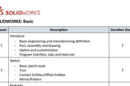 สอนใช้งานโปรแกรม SOLIDWORKS