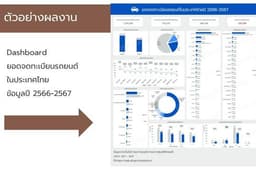 รับงานวิเคราะห์ข้อมูล สร้าง Dashboard ด้วย Microsoft Excel
