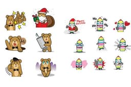 สติ๊กเกอร์ไลน์ สุดปัง อลังการ