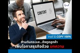 เขียนบทความการตลาด บทความ SEO บทความเว็บไซต์ 