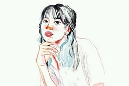 วาดภาพ Portrait เเนว expressive portrait art