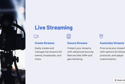 รับทำระบบ Live/VoD Streaming