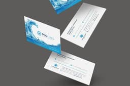 ออกแบบนามบัตรเรียบเท่ โปสเตอร์ แผ่นพับ เมนู