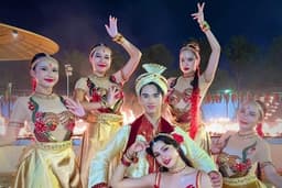 รำแก้บน บวงสรวง งานมงคล การแสดงนาฏศิลป์อินเดียแบบร่วมสมัย